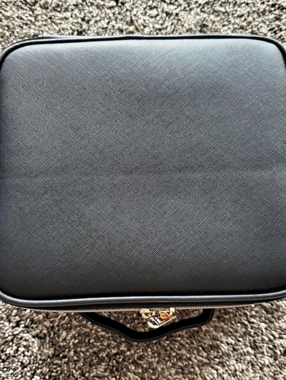 Chomeiu Black Travel Makeup Bag w/ LED Lighted Mirror